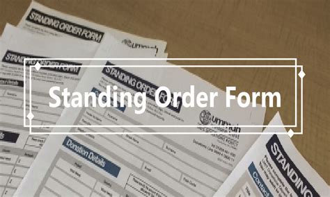 ummah welfare trust reviews|Standing Order Form .